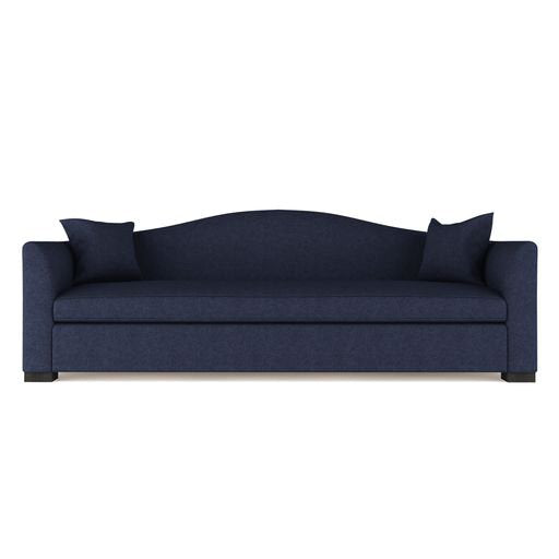 Horatio Camelback Taper Curved-Arm Sofa