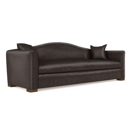 Horatio Camelback Taper Curved-Arm Sofa