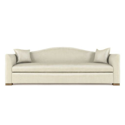 Horatio Camelback Taper Curved-Arm Sofa