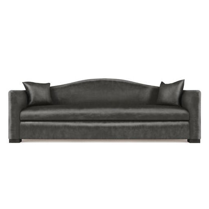 Horatio Camelback Taper Curved-Arm Sofa