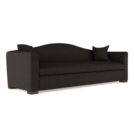 Horatio Camelback Taper Curved-Arm Sofa