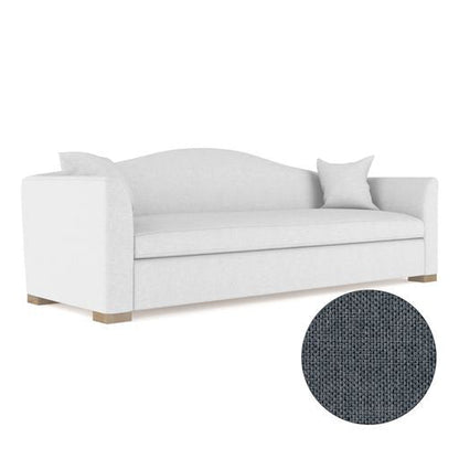 Horatio Camelback Taper Curved-Arm Sofa
