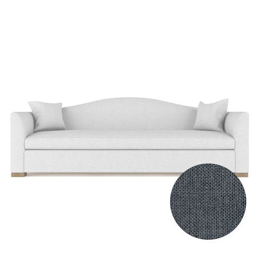 Horatio Camelback Taper Curved-Arm Sofa