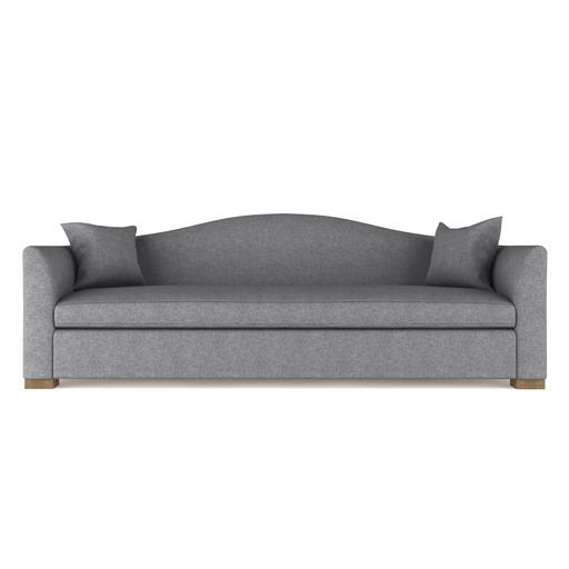 Horatio Camelback Taper Curved-Arm Sofa
