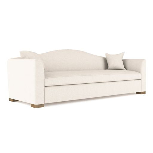 Horatio Camelback Taper Curved-Arm Sofa