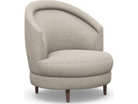 Capri Swivel Beige Accent Chair