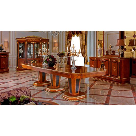 Infinity Oval Solid Wood Dining Table