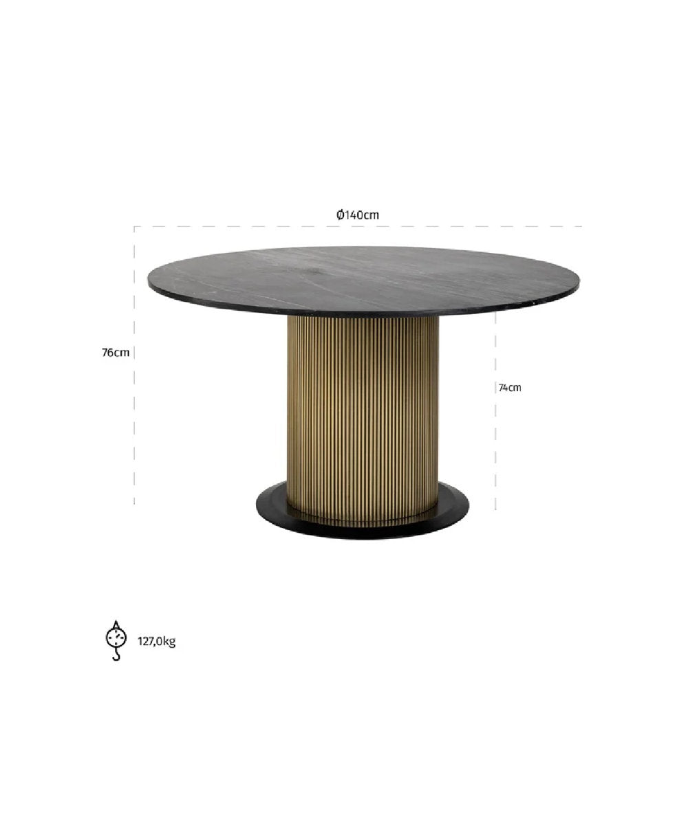 Ironville Round Dining Table