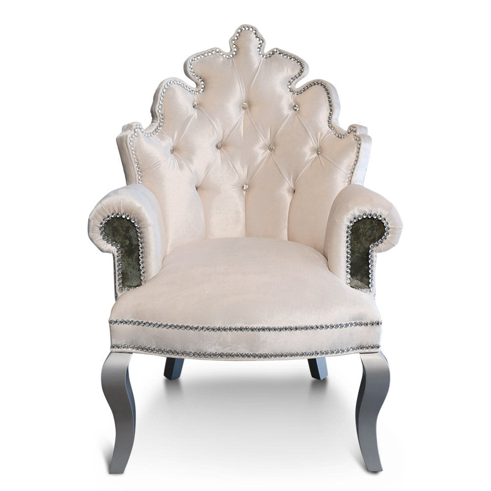 Haute House Home Isabella 32 Wide Velvet Armchair