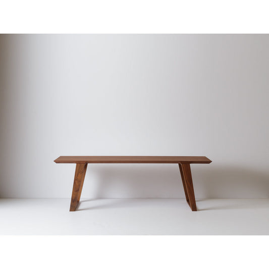 Isometric Solid Wood Dining Bench