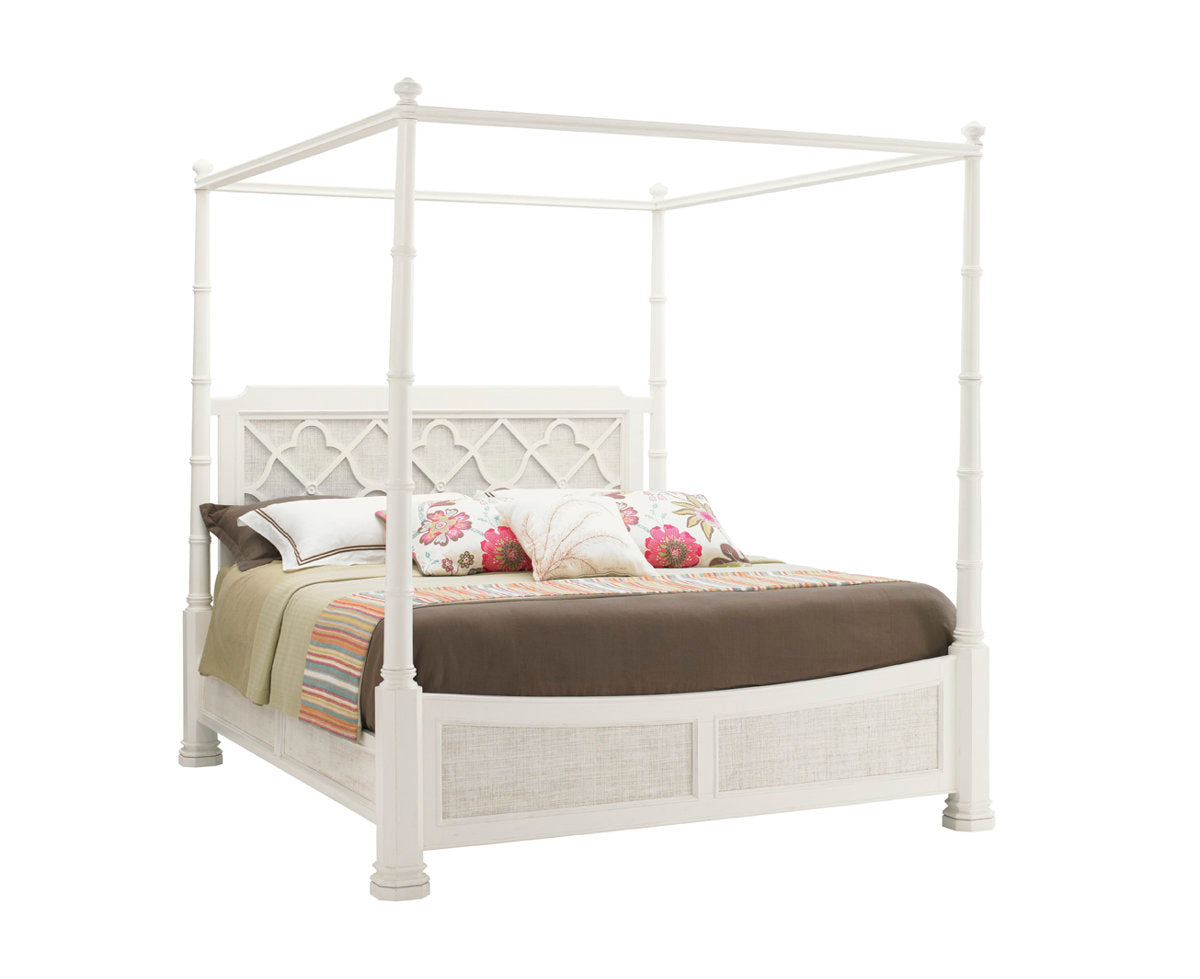 Ivory Key Canopy Bed