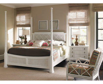 Ivory Key Canopy Bed