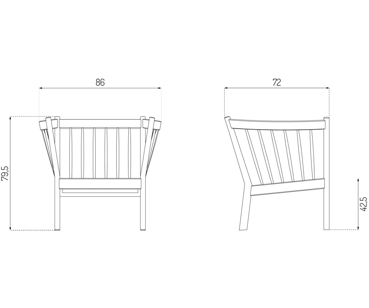 J146 Barrel Chair Chair with Ottoman