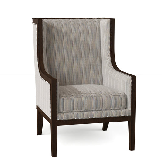 Jameson 28" Wide Down Cushion Slipcovered Wingback Chair