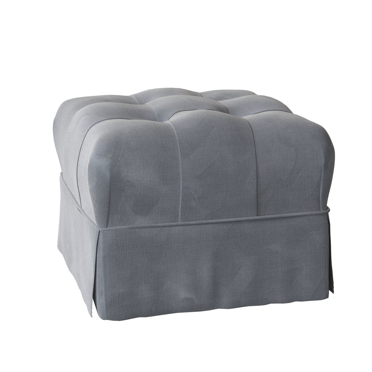 Duralee Jansen 24 Tufted Square Cocktail Ottoman