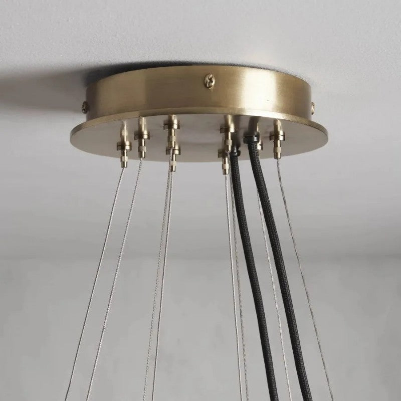 Jeanet 2-Tier Round Chandelier