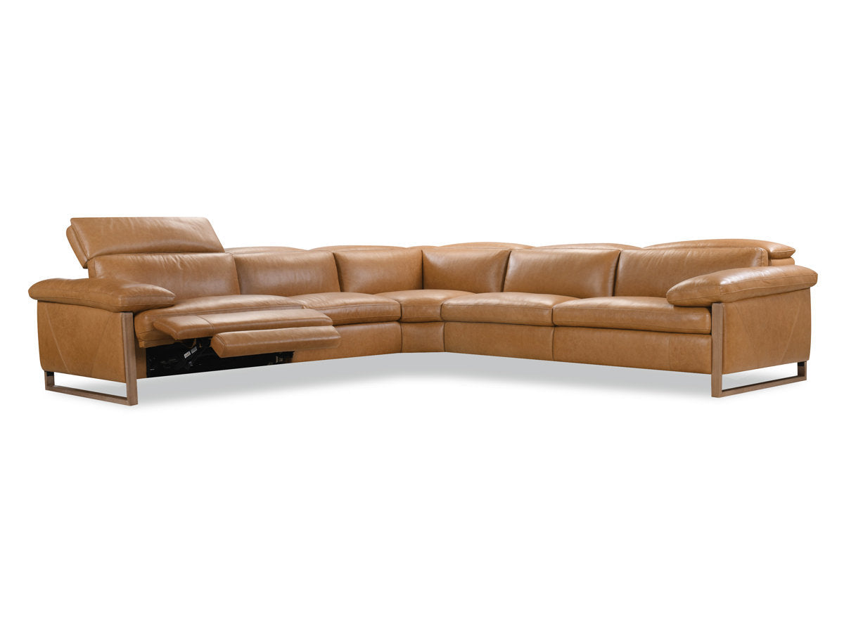 Hooker Furniture Jericho Five Piece Power Reclining Sectional