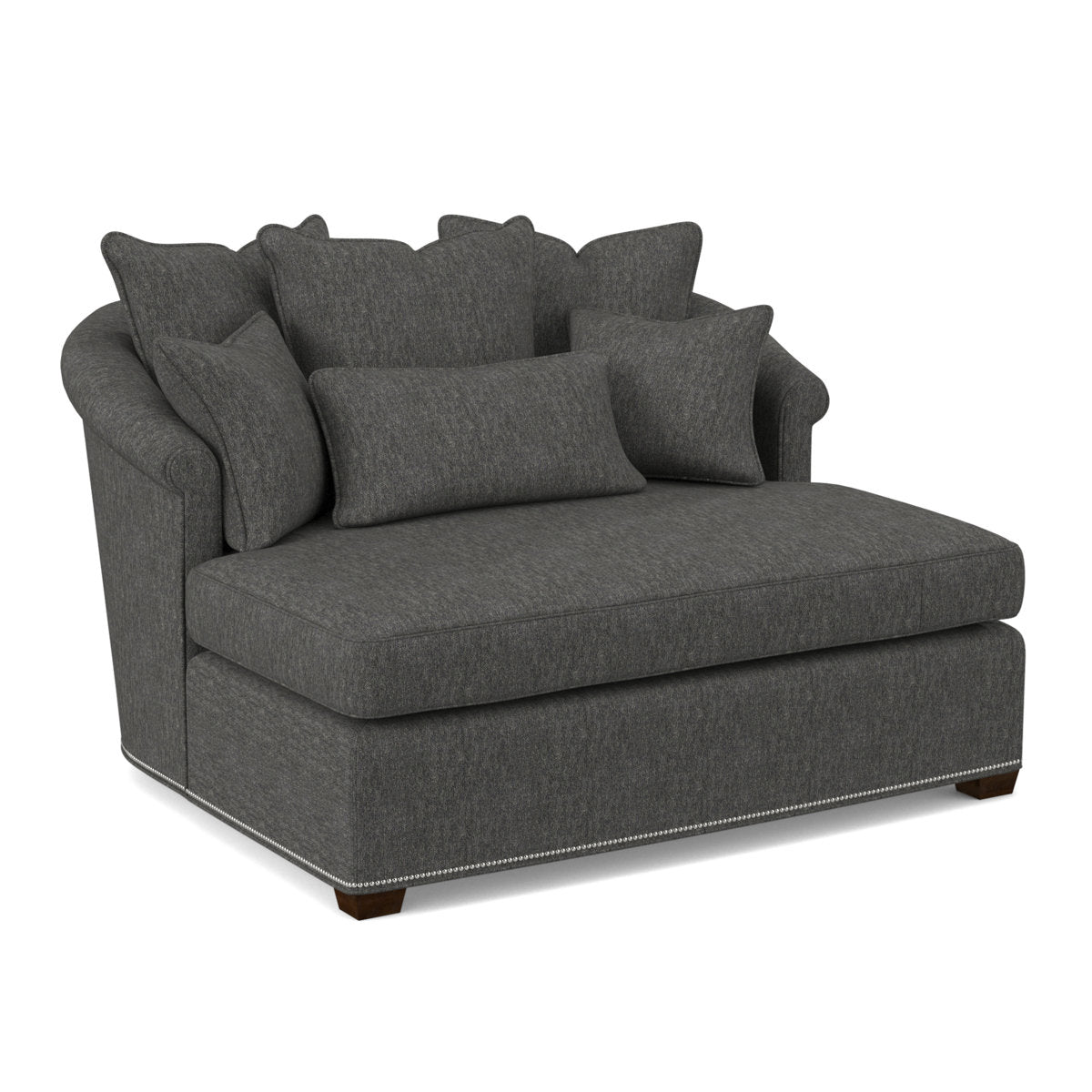 Ambella Josephine Rolled Arms Chaise Lounge
