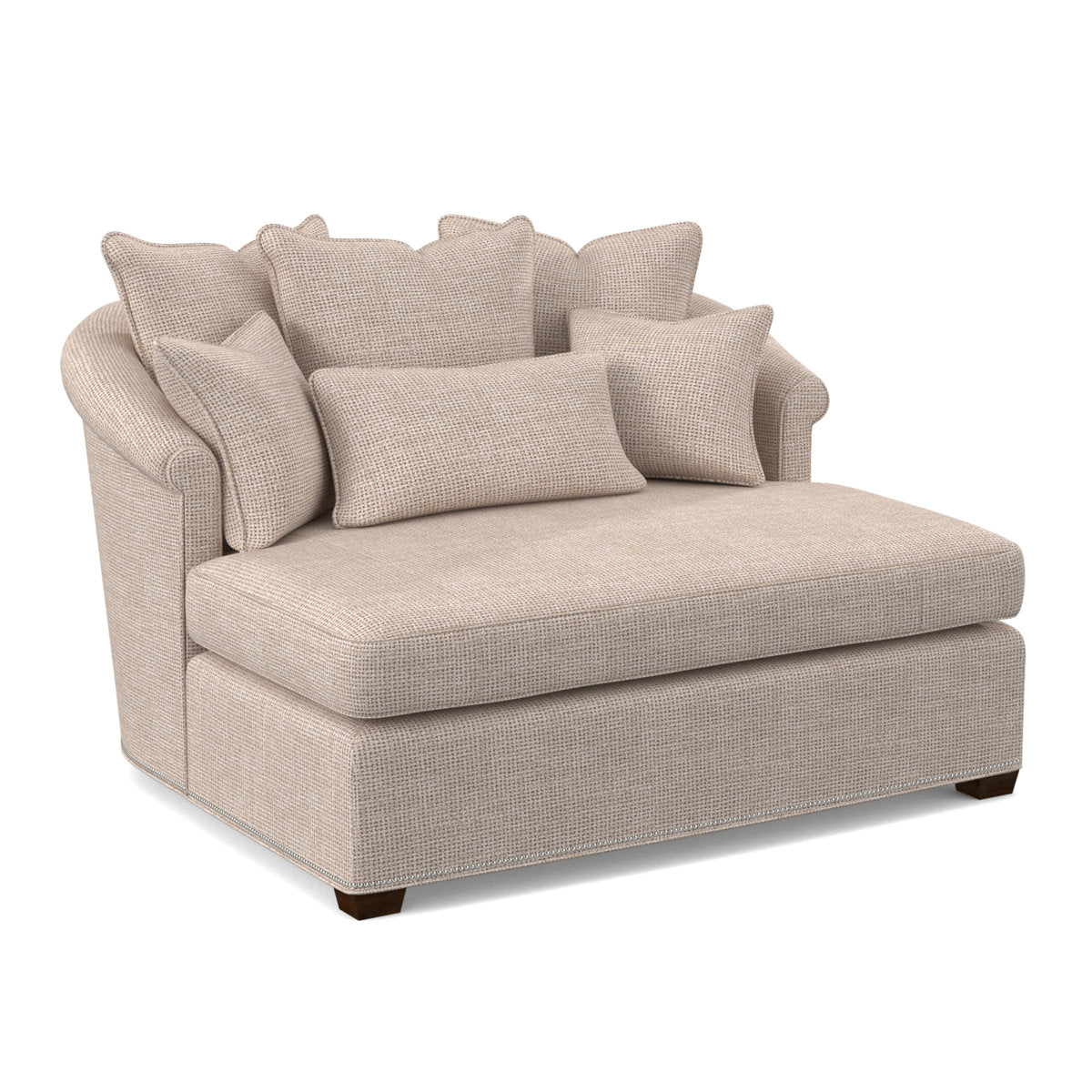 Ambella Josephine Rolled Arms Chaise Lounge