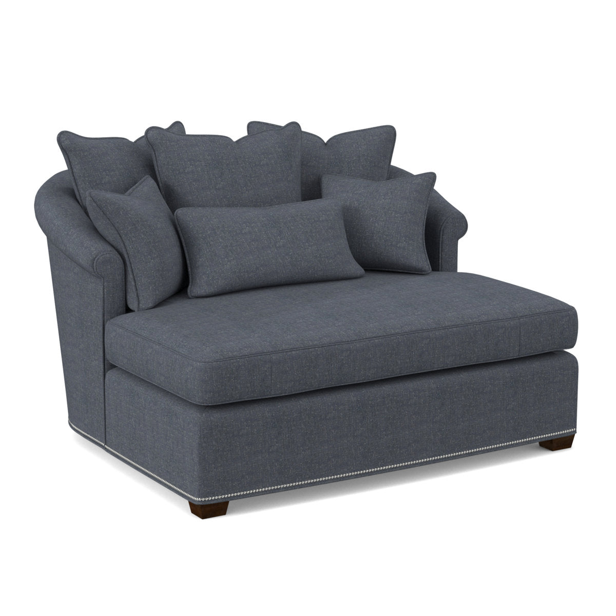 Ambella Josephine Rolled Arms Chaise Lounge