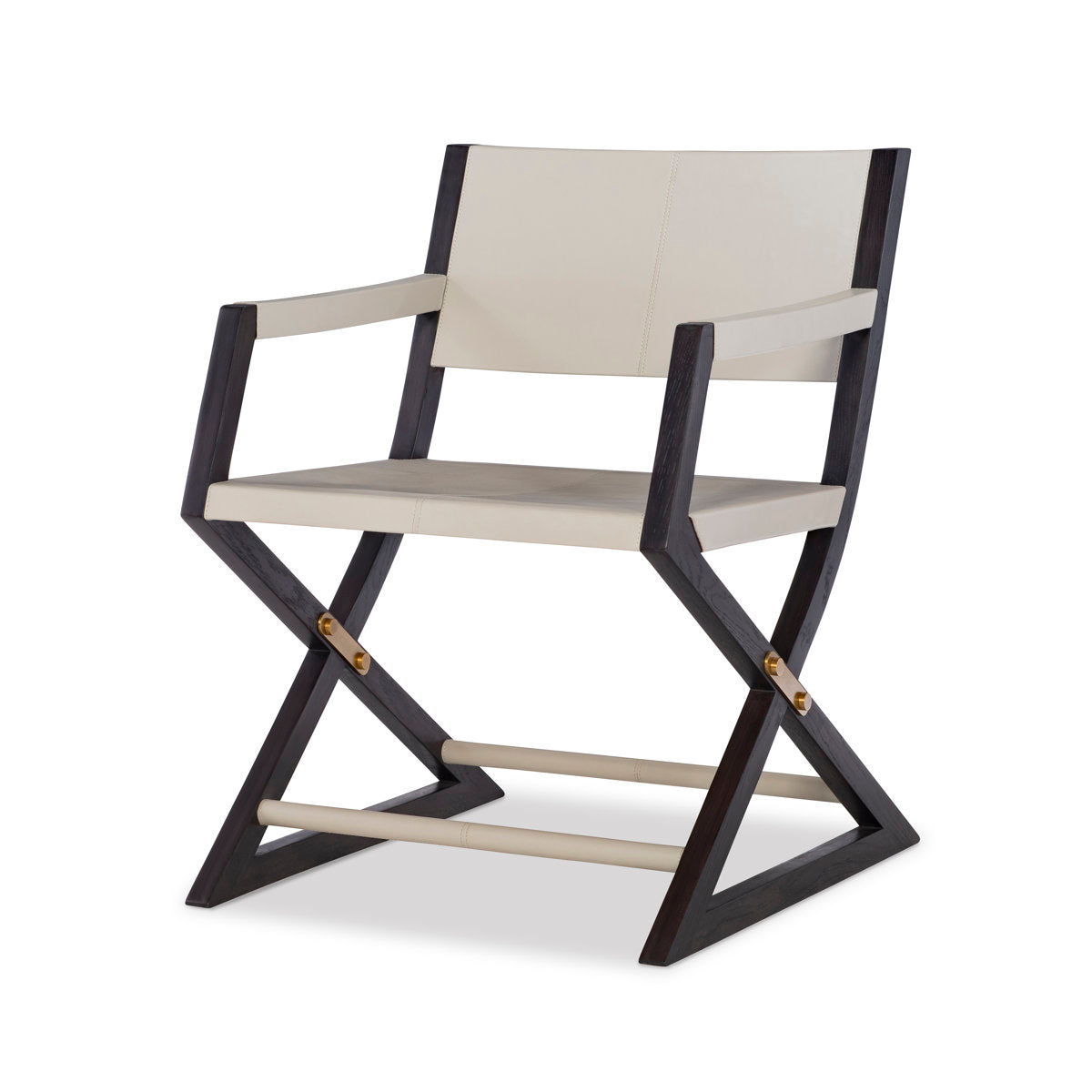 Maitland Smith Jude Leather Side Chair