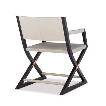 Maitland Smith Jude Leather Side Chair