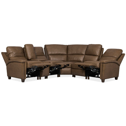 Hooker Furniture Julian Six Piece Reclining Sectional