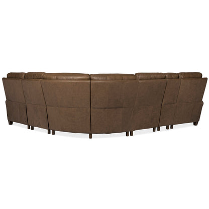 Hooker Furniture Julian Six Piece Reclining Sectional