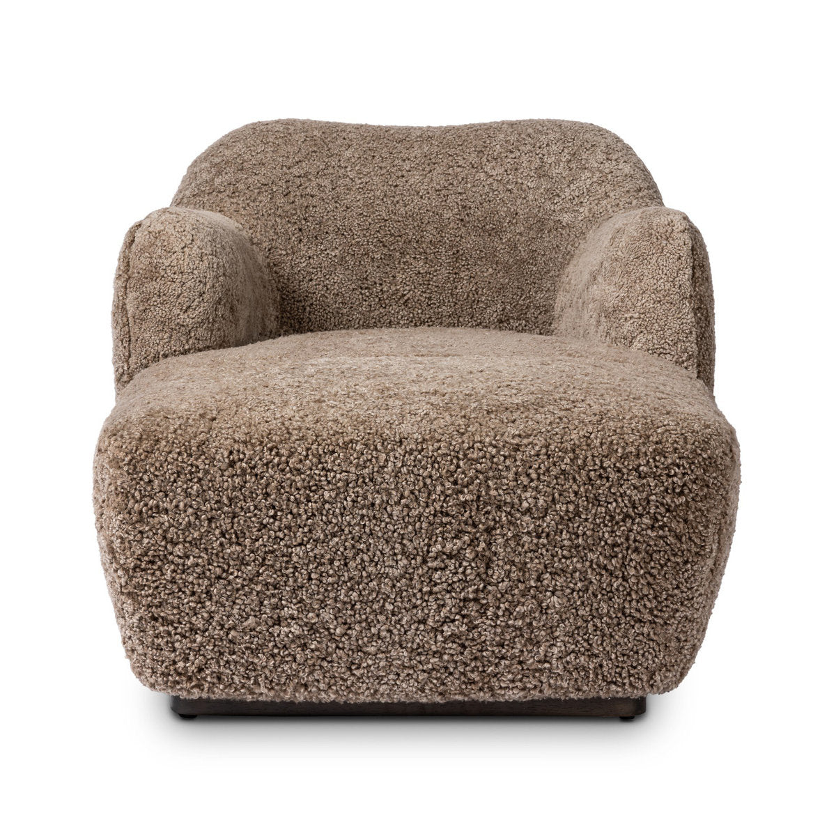 Four Hands Julius Chaise Taupe Shearling