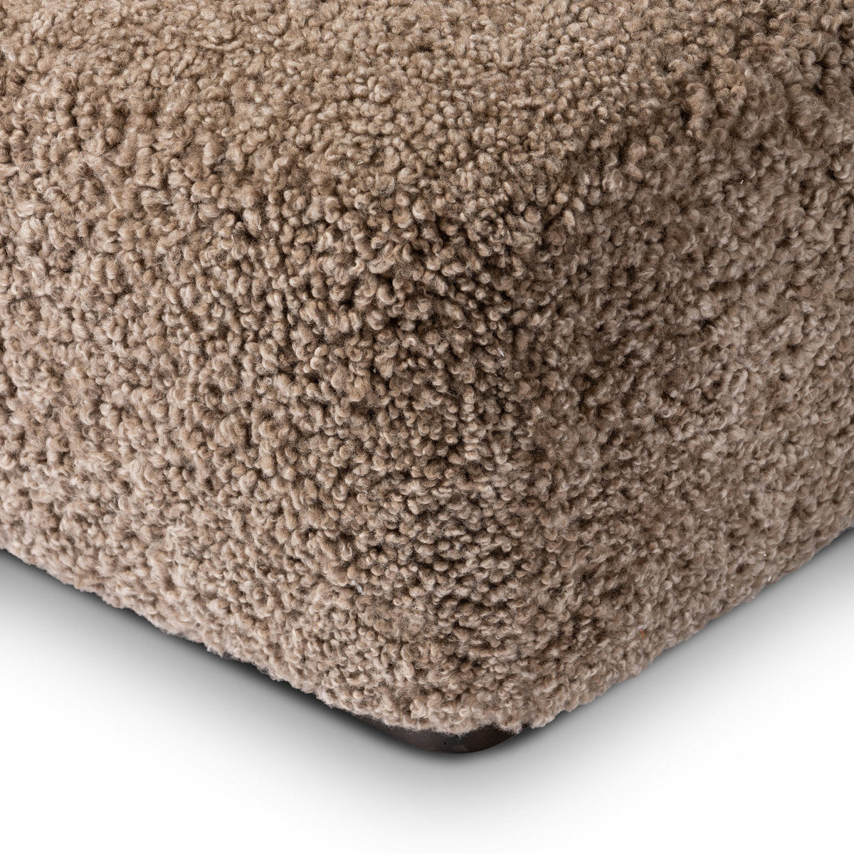 Four Hands Julius Chaise Taupe Shearling
