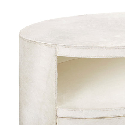 Julius Drum 2 Drawer End Table