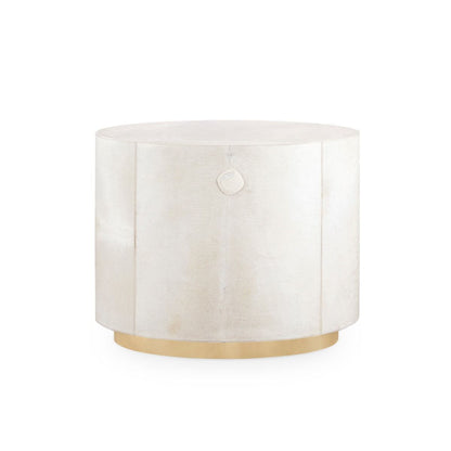 Julius Drum 2 Drawer End Table