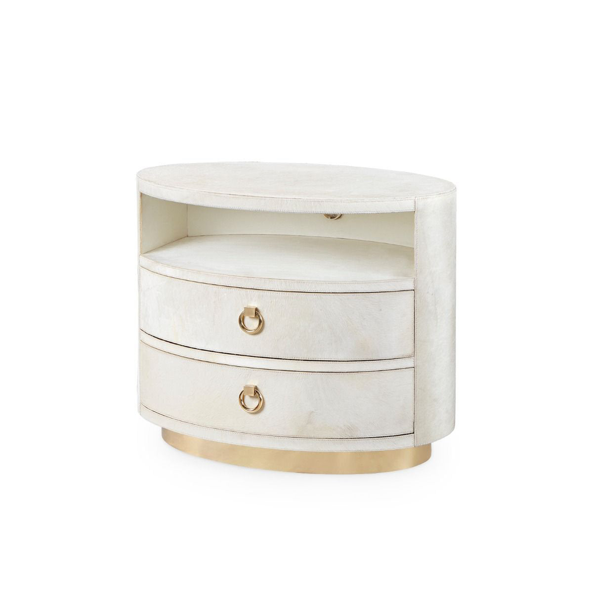 Julius Drum 2 Drawer End Table