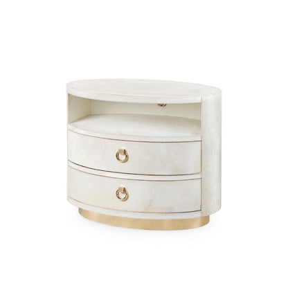 Julius Drum 2 Drawer End Table
