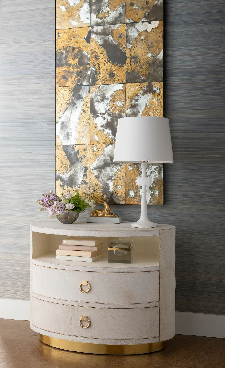 Julius Drum 2 Drawer End Table