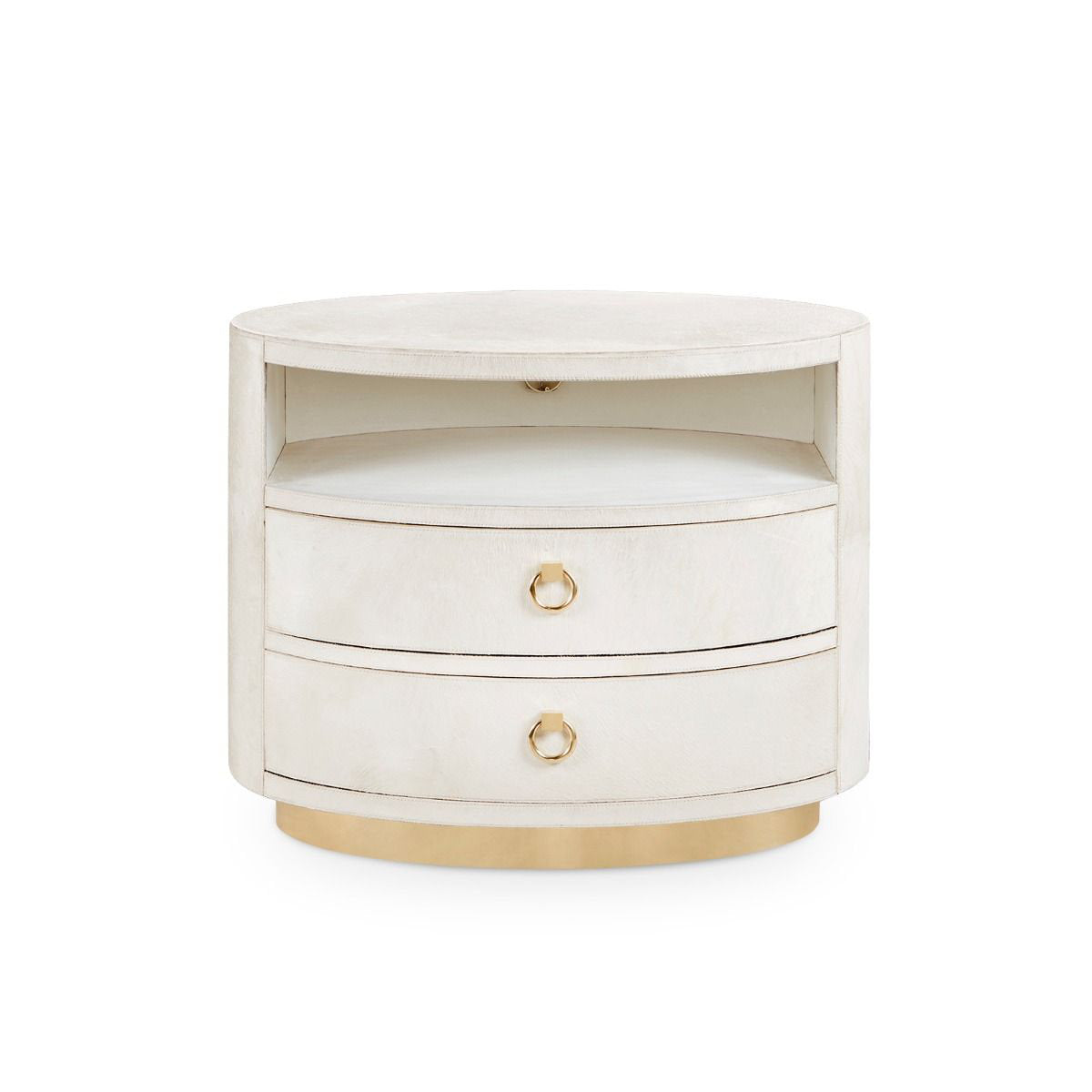 Julius Drum 2 Drawer End Table