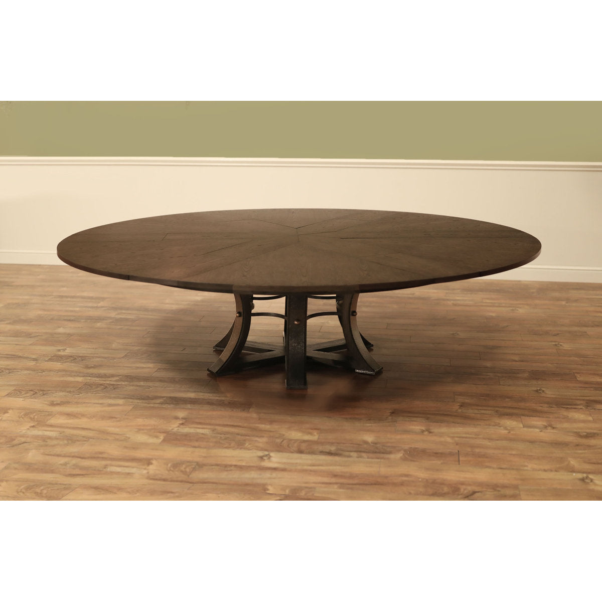 Jupe Mink Extendable Solid Wood Dining Table