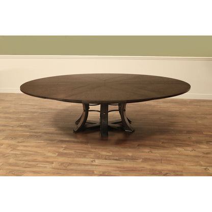 Jupe Mink Extendable Solid Wood Dining Table