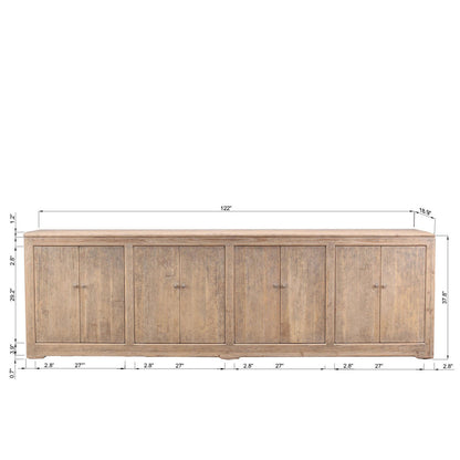 Kareli Solid Wood Sideboard