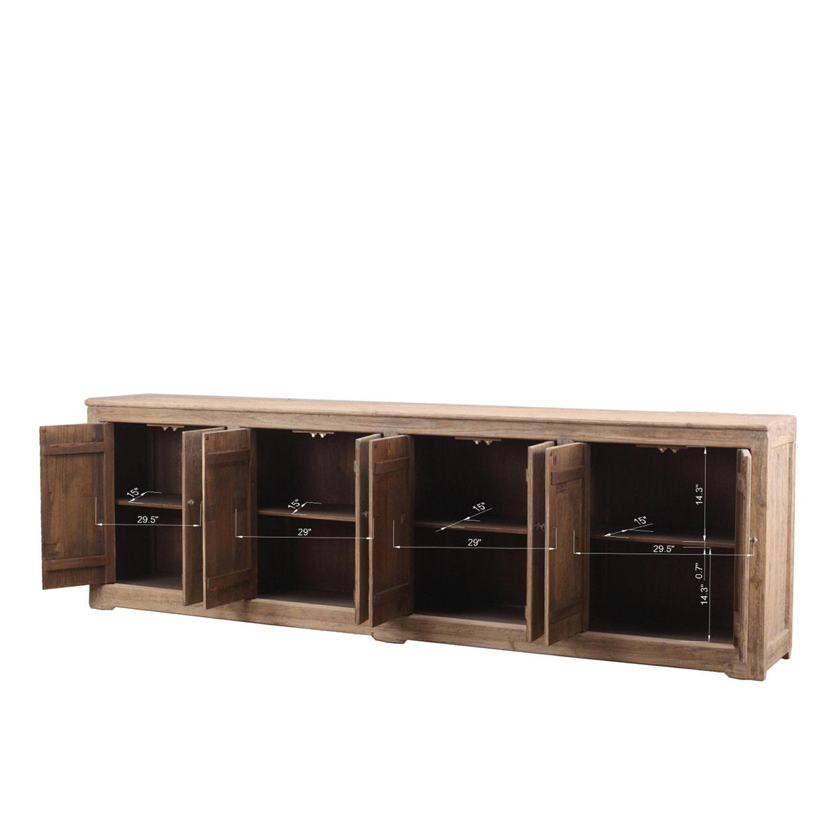 Kareli Solid Wood Sideboard