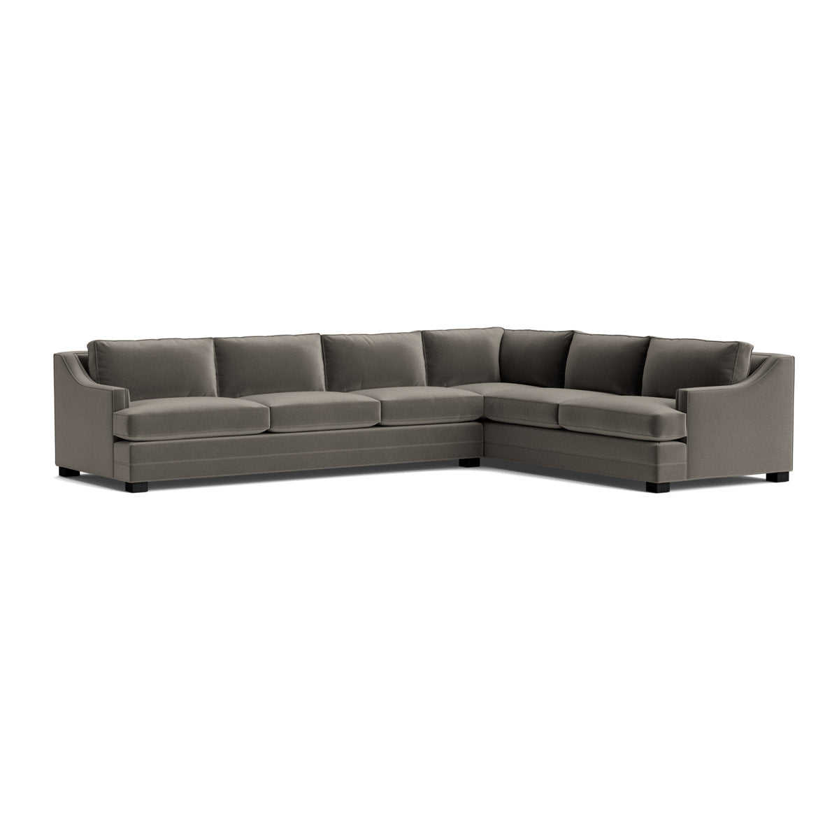 Keaton Slope Arm Without Nails Left Arm Sectional
