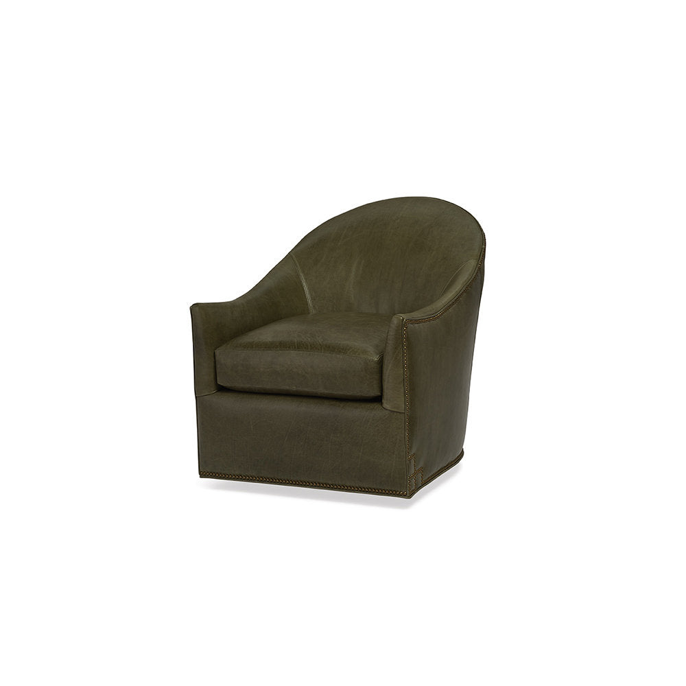 Khloe Barrel Chair Chair with Ottoman
