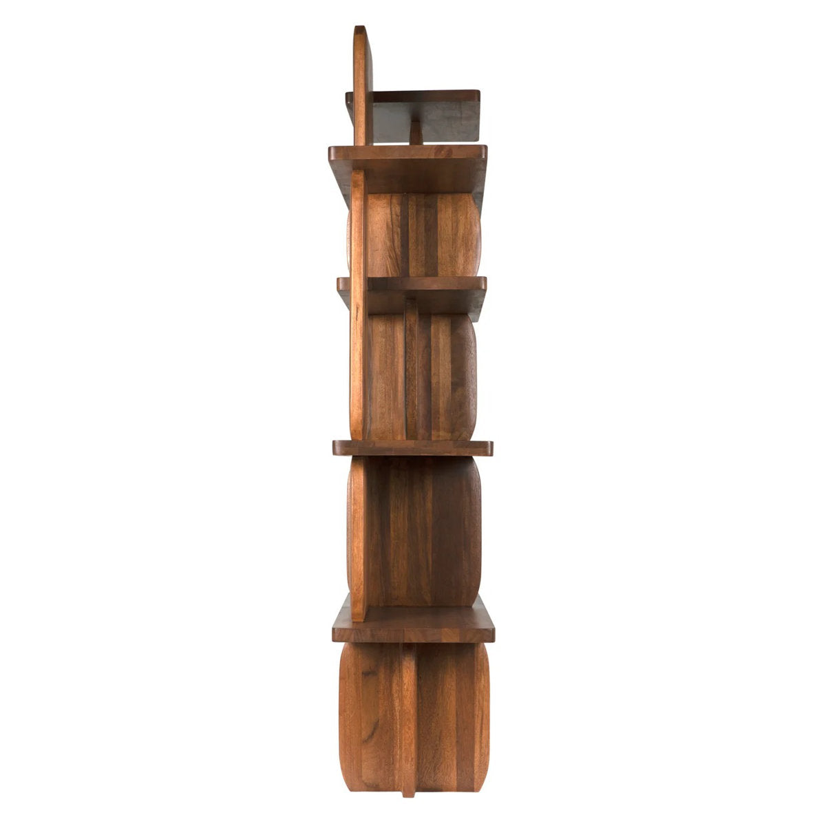 Kilimanjaro Solid Wood Geometric Bookcase