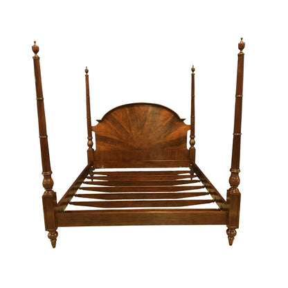 King Mahogany Poster Bed