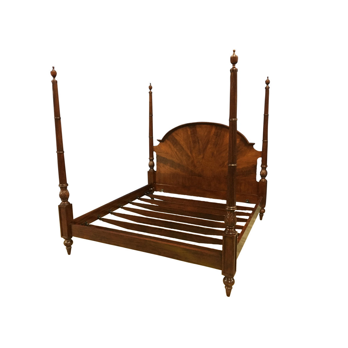 King Mahogany Poster Bed