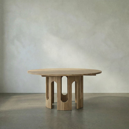 Kirill Round Solid Oak Dining Table
