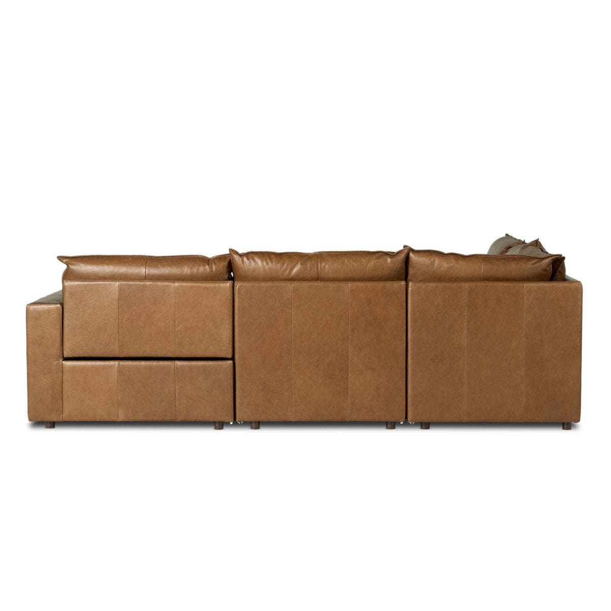 Four Hands Kosa Power Recliner 5Pc Sectional Sonoma Chestnut