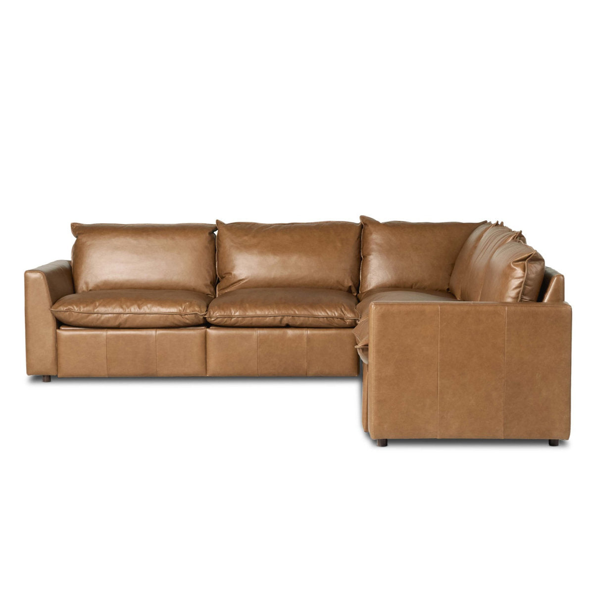 Four Hands Kosa Power Recliner 5Pc Sectional Sonoma Chestnut