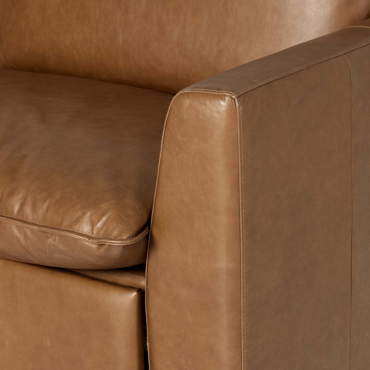 Four Hands Kosa Power Recliner 5Pc Sectional Sonoma Chestnut