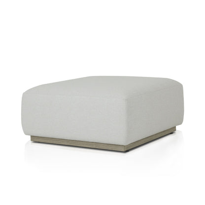 Four Hands Lenox Outdoor Ottoman Piece Saddle Brown